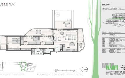 AVENUE I 4-izbový byt v projekte VILLA RUSTICA-TERASY 1, Dúbravka
