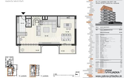 AVENUE I luxusný 7i mezonet (261m2), Pekná vyhliadka 2, Dúbravka