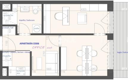 AVENUE | moderný a prakticky 2i apartmán - kancelária, s odpočtom DPH, v novostavbe AGÁTY