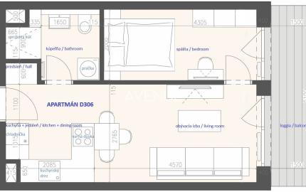 AVENUE | moderný a útulný 2i apartmán s odpočtom DPH, v projekte AGÁTY