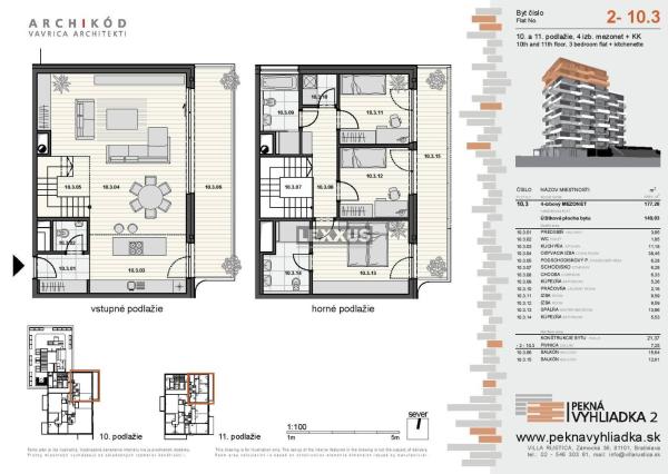 LEXXUS I luxusný 4i mezonet (177m2), Pekná vyhliadka 2, Dúbravka