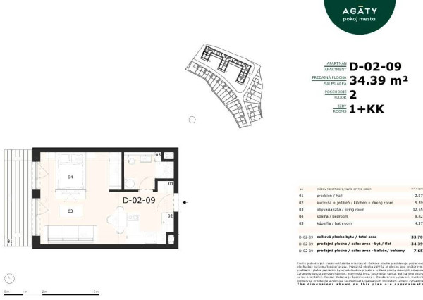 AVENUE | moderný a útulný 1i apartmán s odpočtom DPH, v projekte AGÁTY