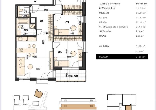 AVENUE | predaj moderny 4 izbový byt, Stare Grunty, Bratislava IV