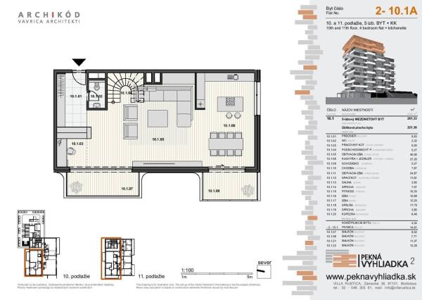 AVENUE I luxusný 7i mezonet (261m2), Pekná vyhliadka 2, Dúbravka