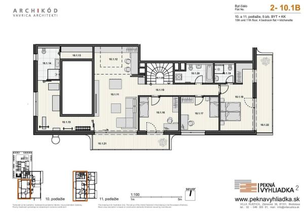 AVENUE I luxusný 7i mezonet (261m2), Pekná vyhliadka 2, Dúbravka