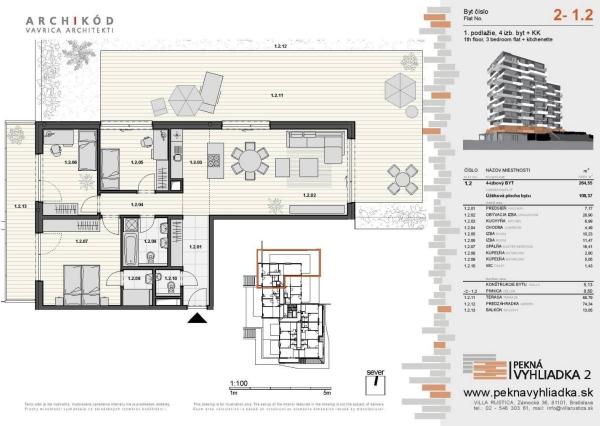 LEXXUS-PREDAJ, 4-izbový byt v projekte Pekná vyhliadka 2, Dúbravka