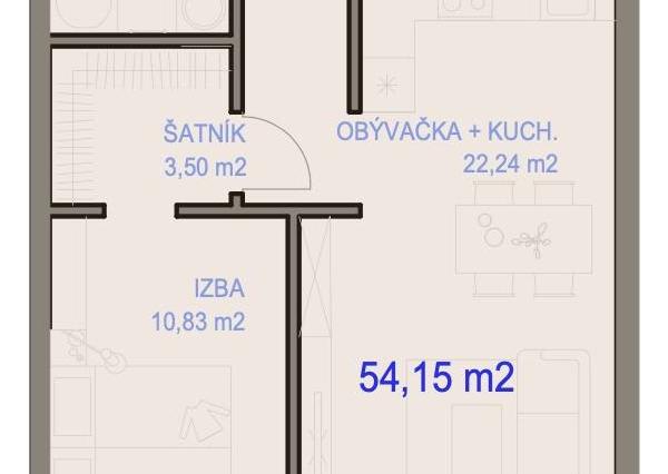 AVENUE | moderný a priestranný 2i byt v novom projekte, Geologická
