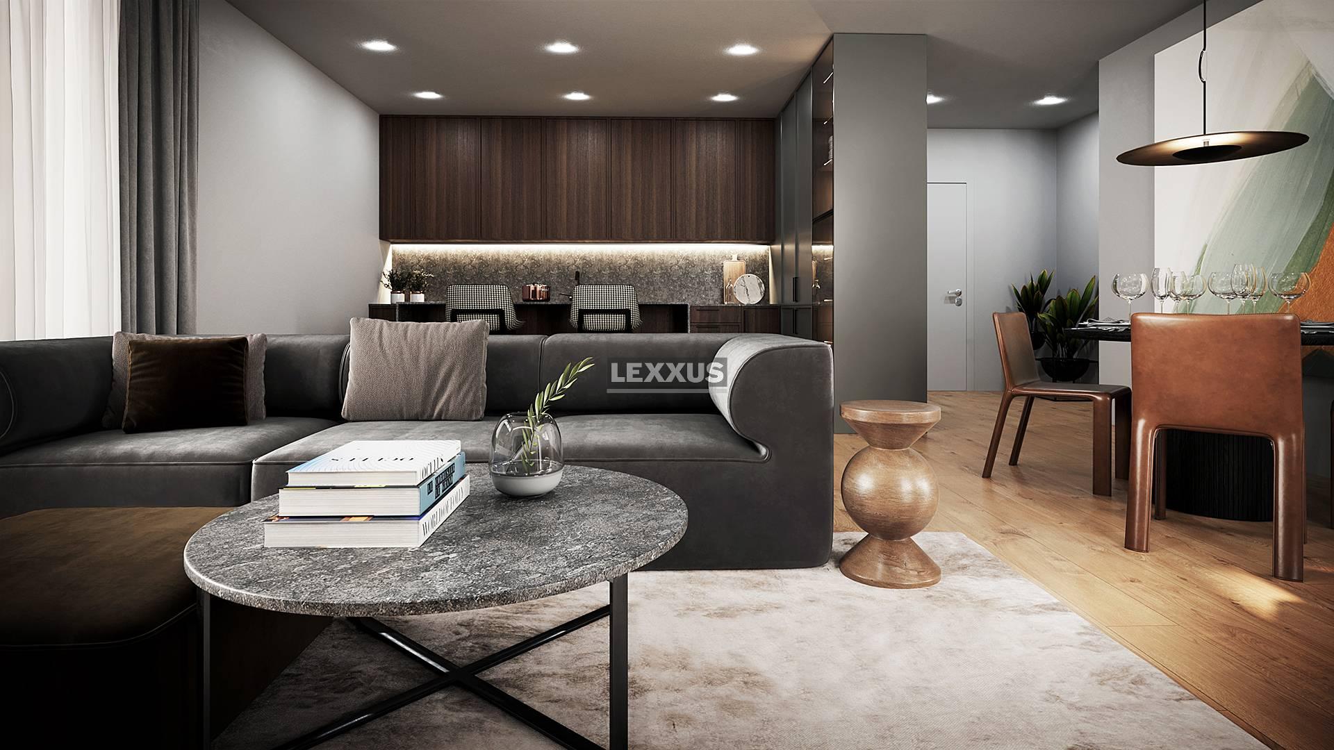 PREDAJ - 3-izbový byt v projekte VILLA RUSTICA-TERASY 1,Dúbravka