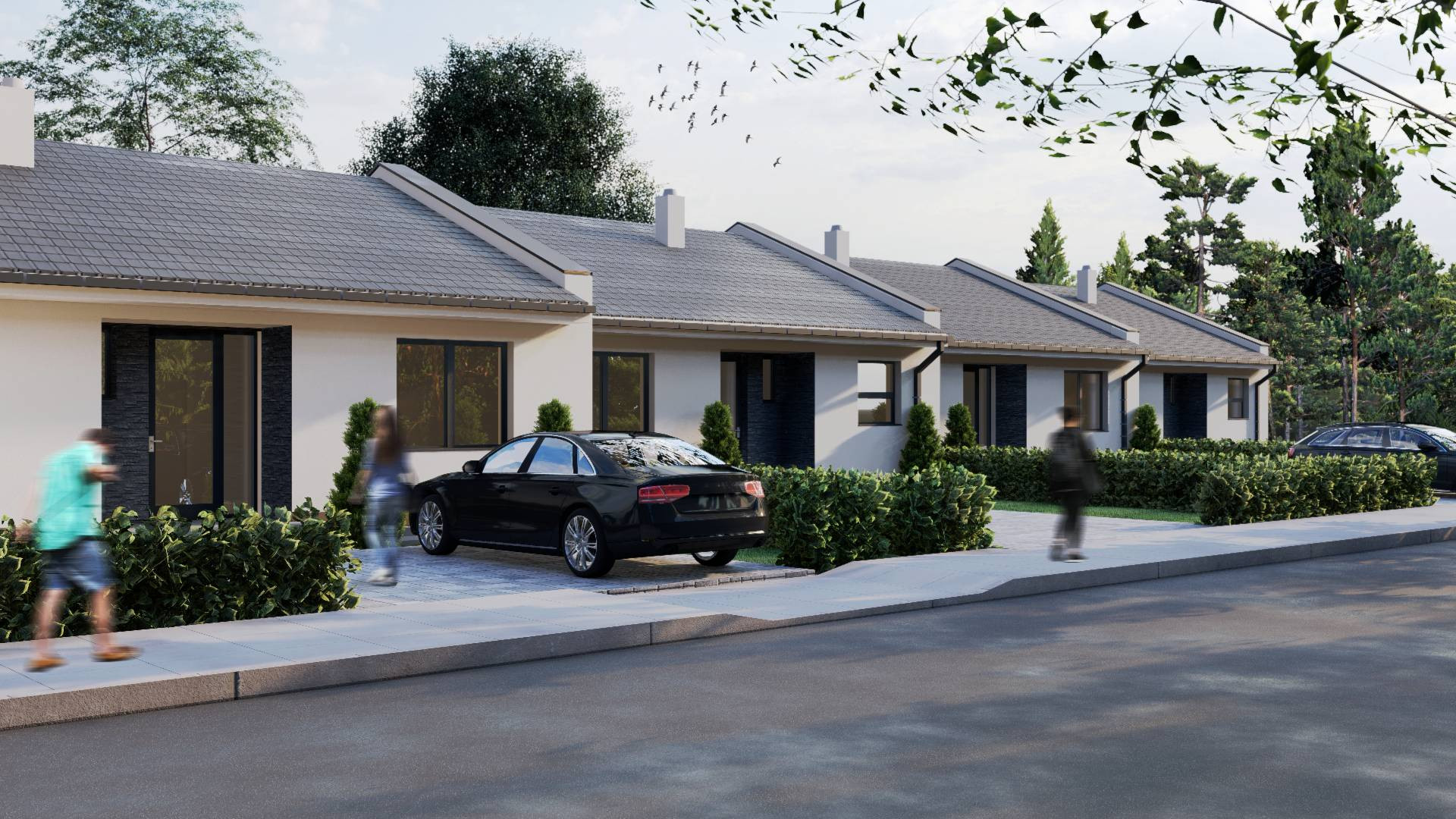 AVENUE I PREDAJ, novostavba 3i útulného radového RD v štandarde, RA